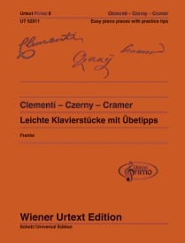 Clementi - Czerny - Cramer Volume 6 for Piano published by Wiener Urtext